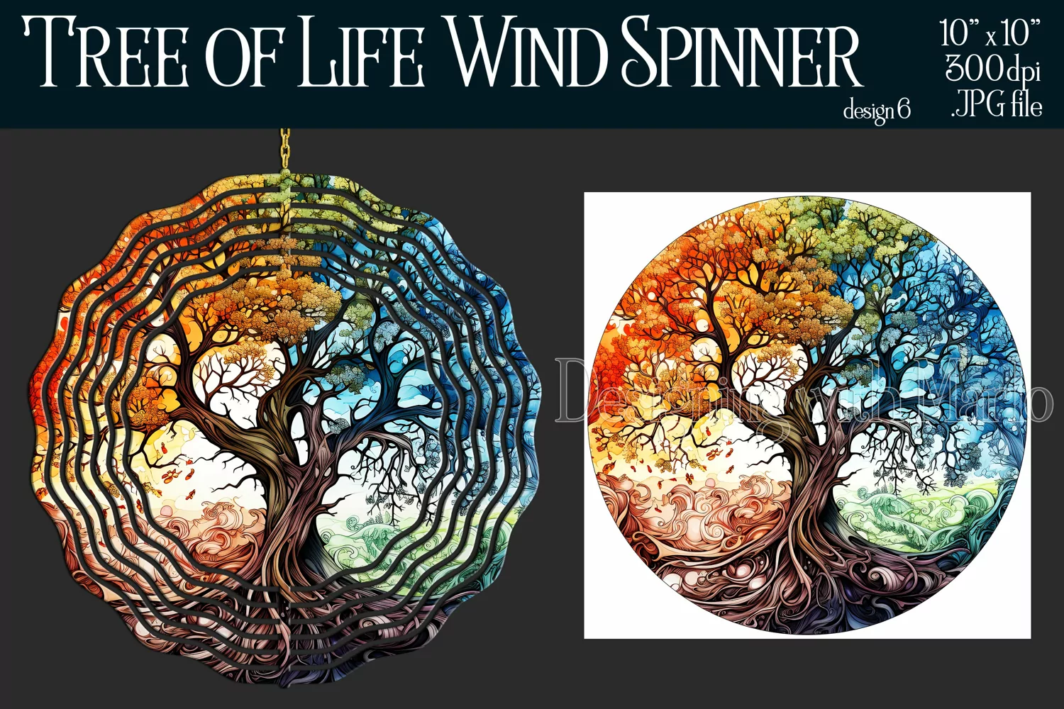 Tree of Life Wind Spinner, Christian Wind Spinner, Nature 6 product image 1