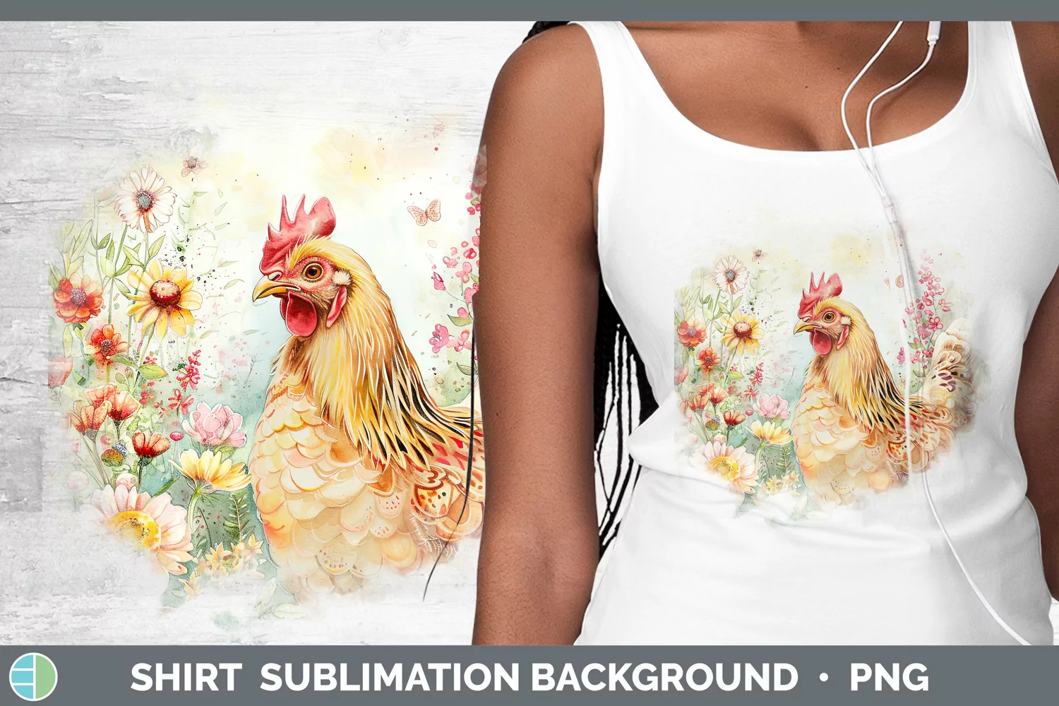 GorgeousWatercolor Shirt design.