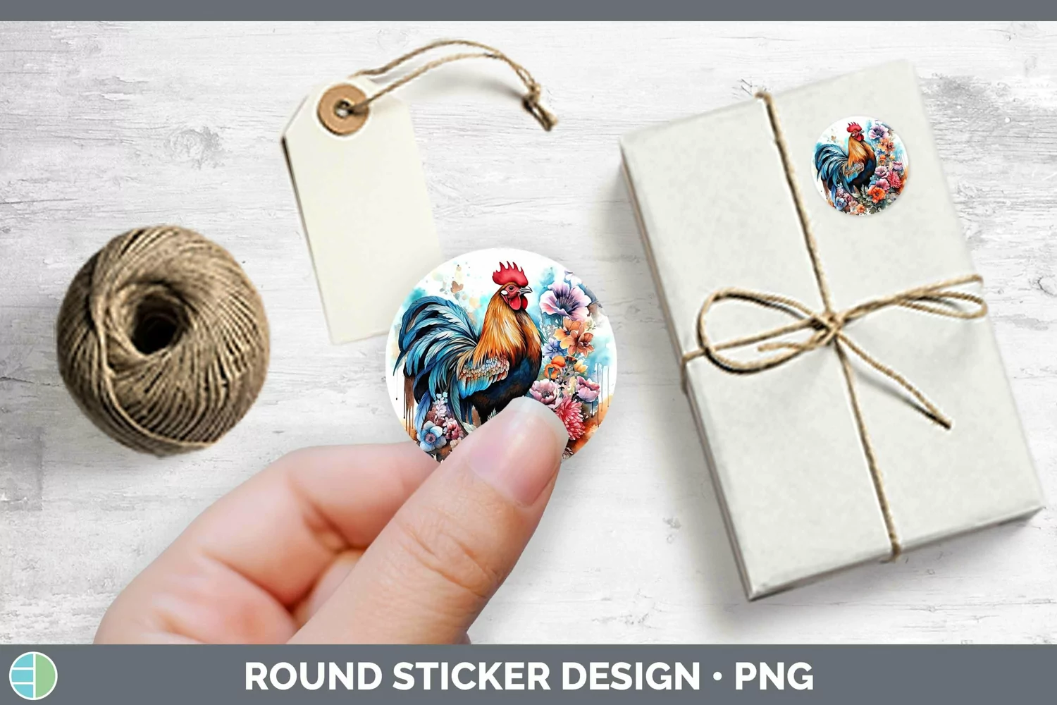 GorgeousWatercolor Stickers design.