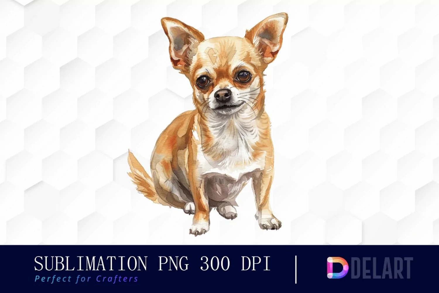 Chihuahua Sublimation PNG Clipart product image 1