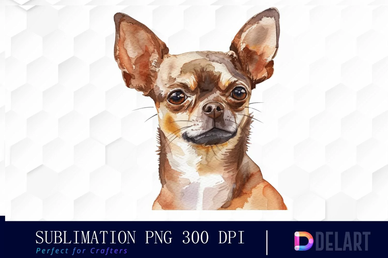Chihuahua Sublimation PNG Clipart product image 1