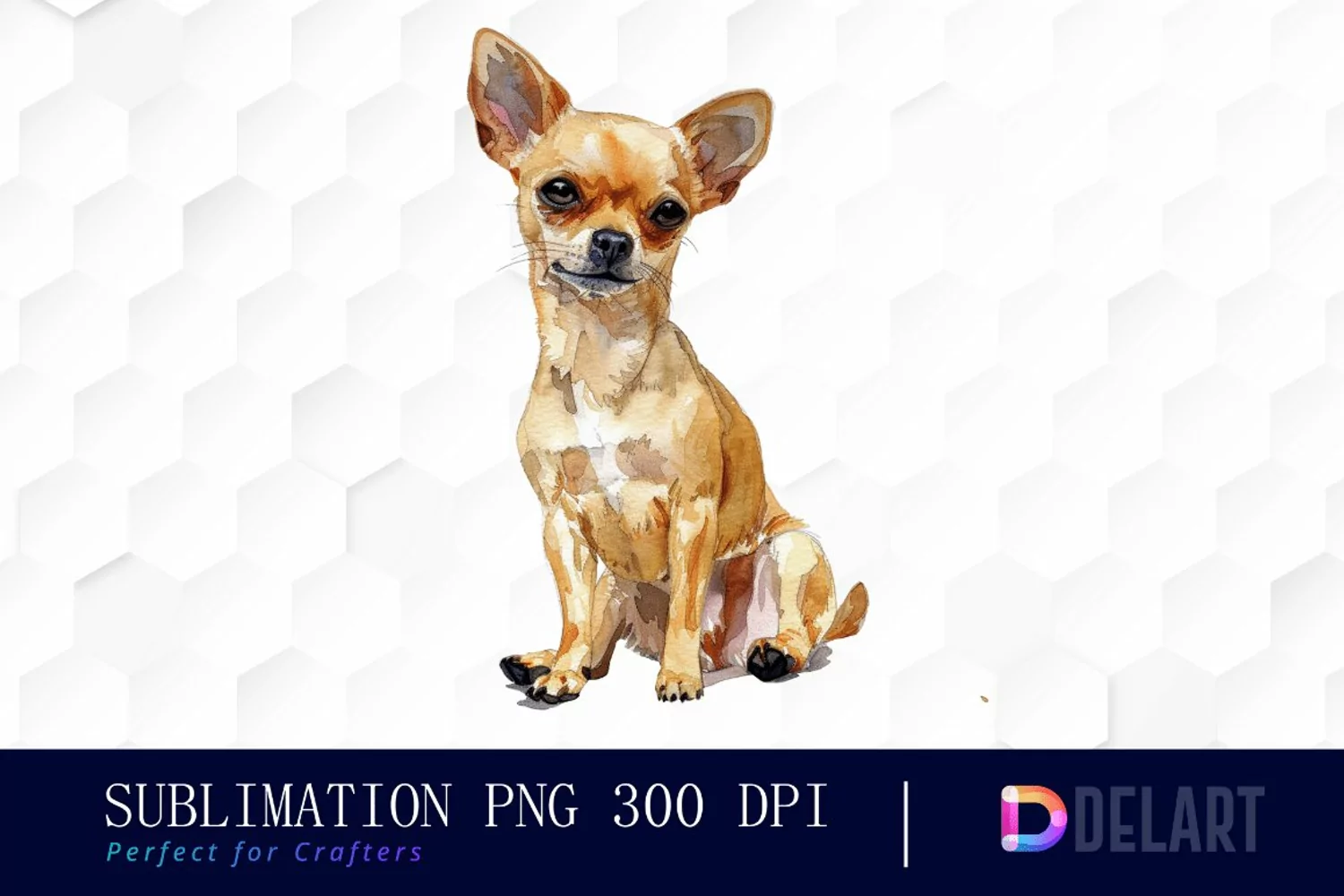 Chihuahua Sublimation PNG Clipart product image 1
