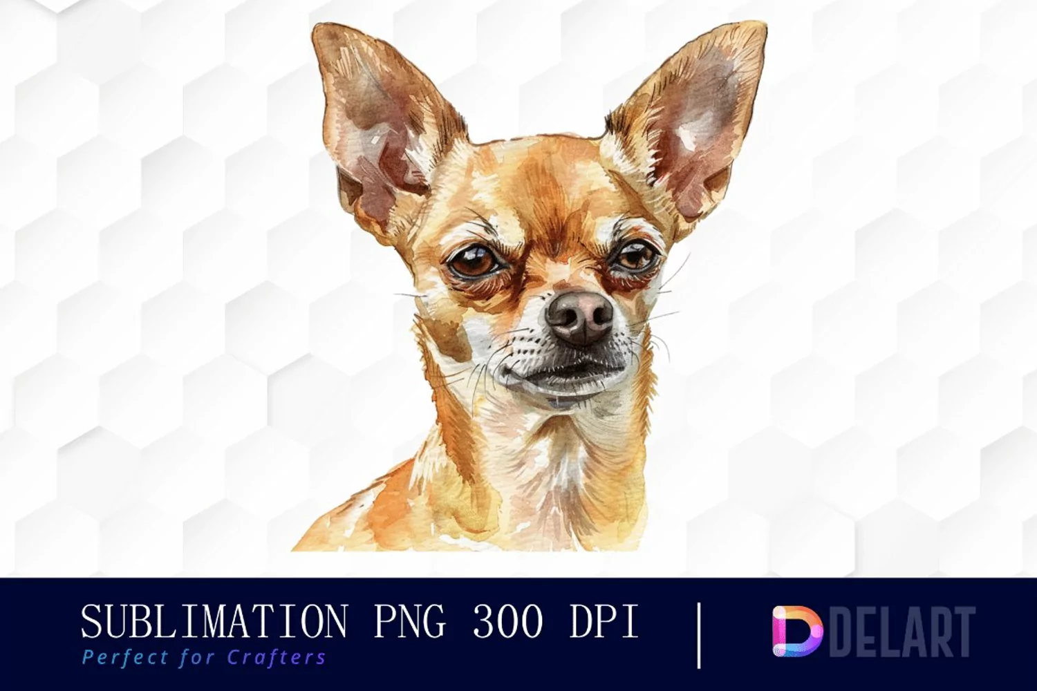 Chihuahua Sublimation PNG Clipart product image 1