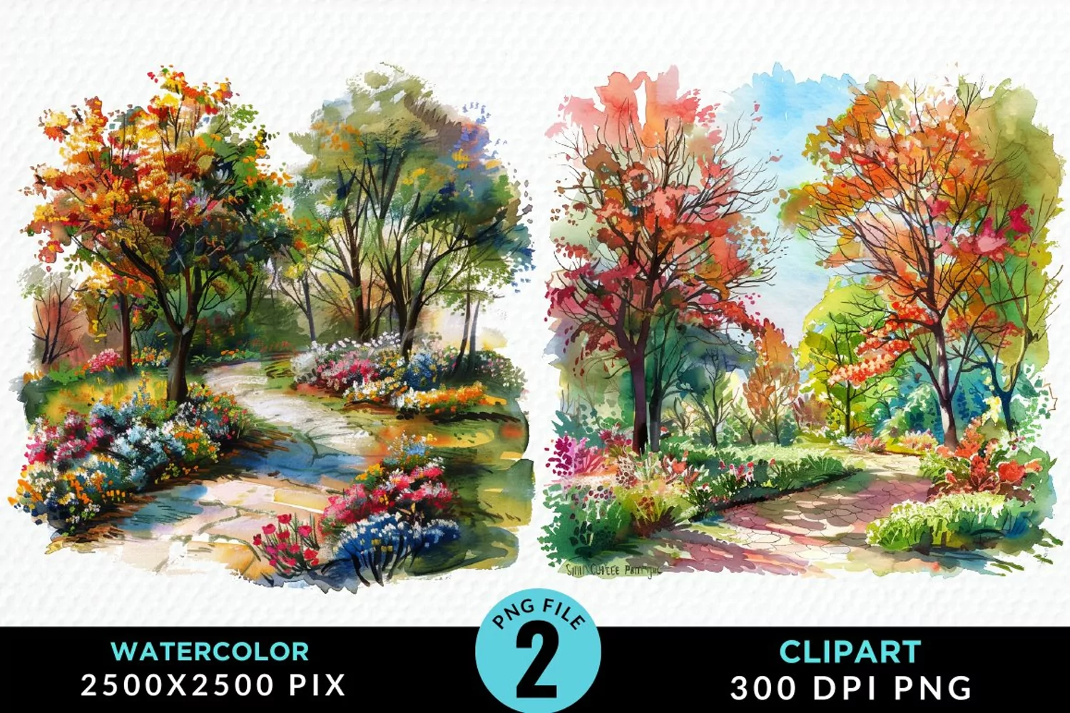 Watercolor Christian Easter Clipart product image 1