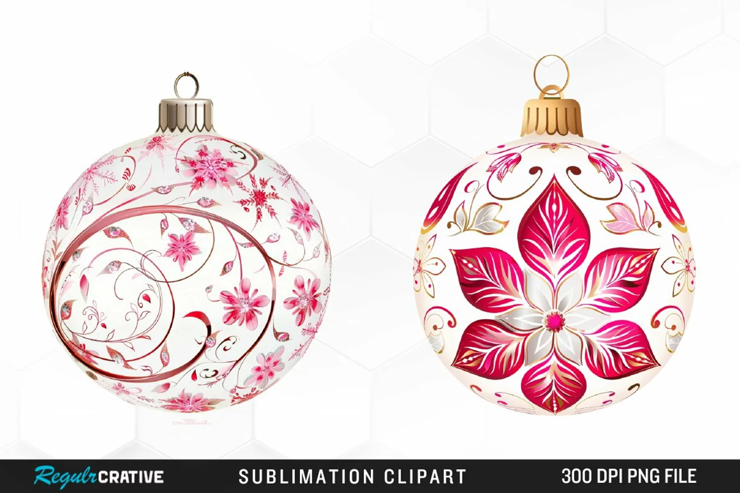 Christmas Bauble Design Clipart product image 1