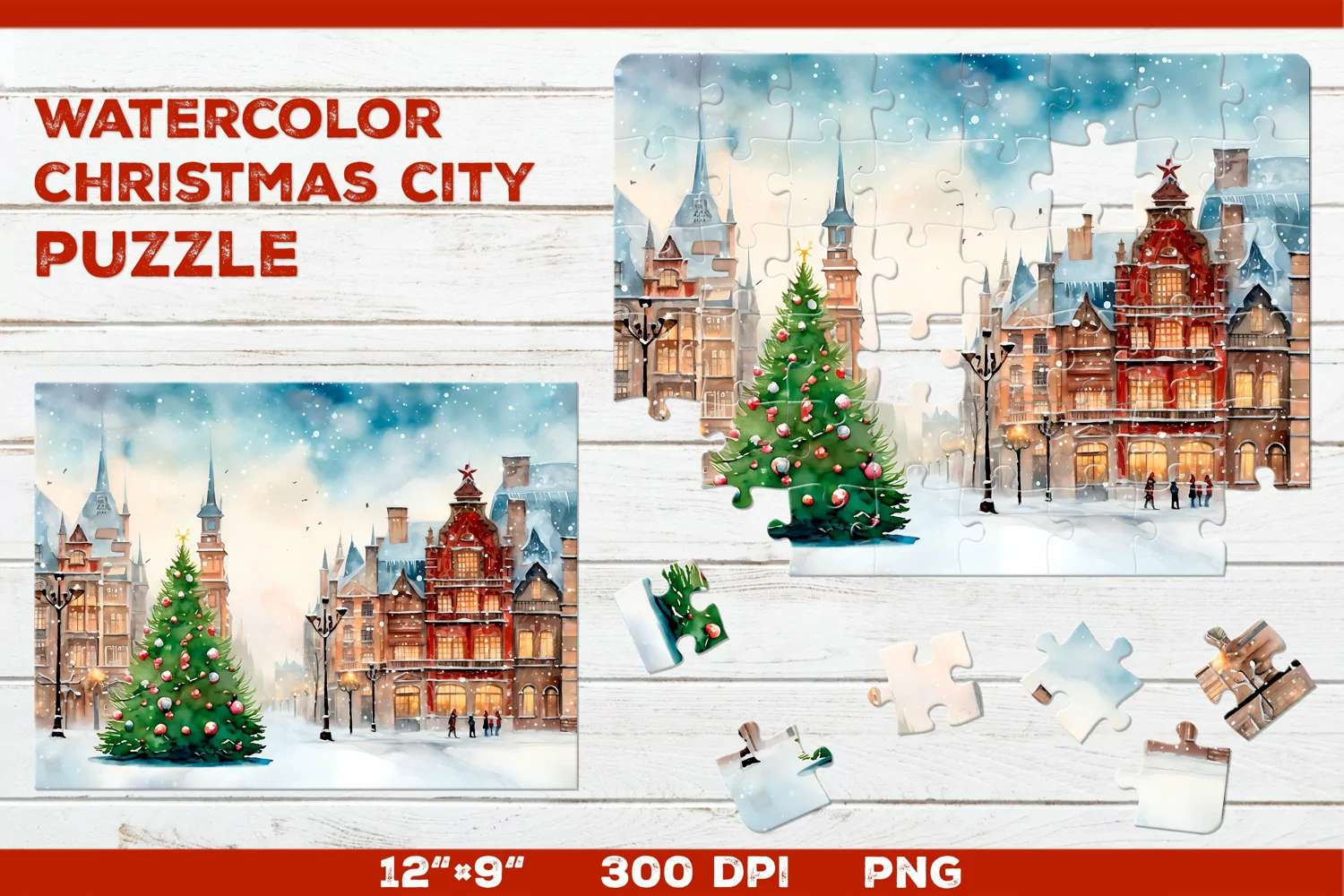 Captivating Christmas puzzle design product image 1