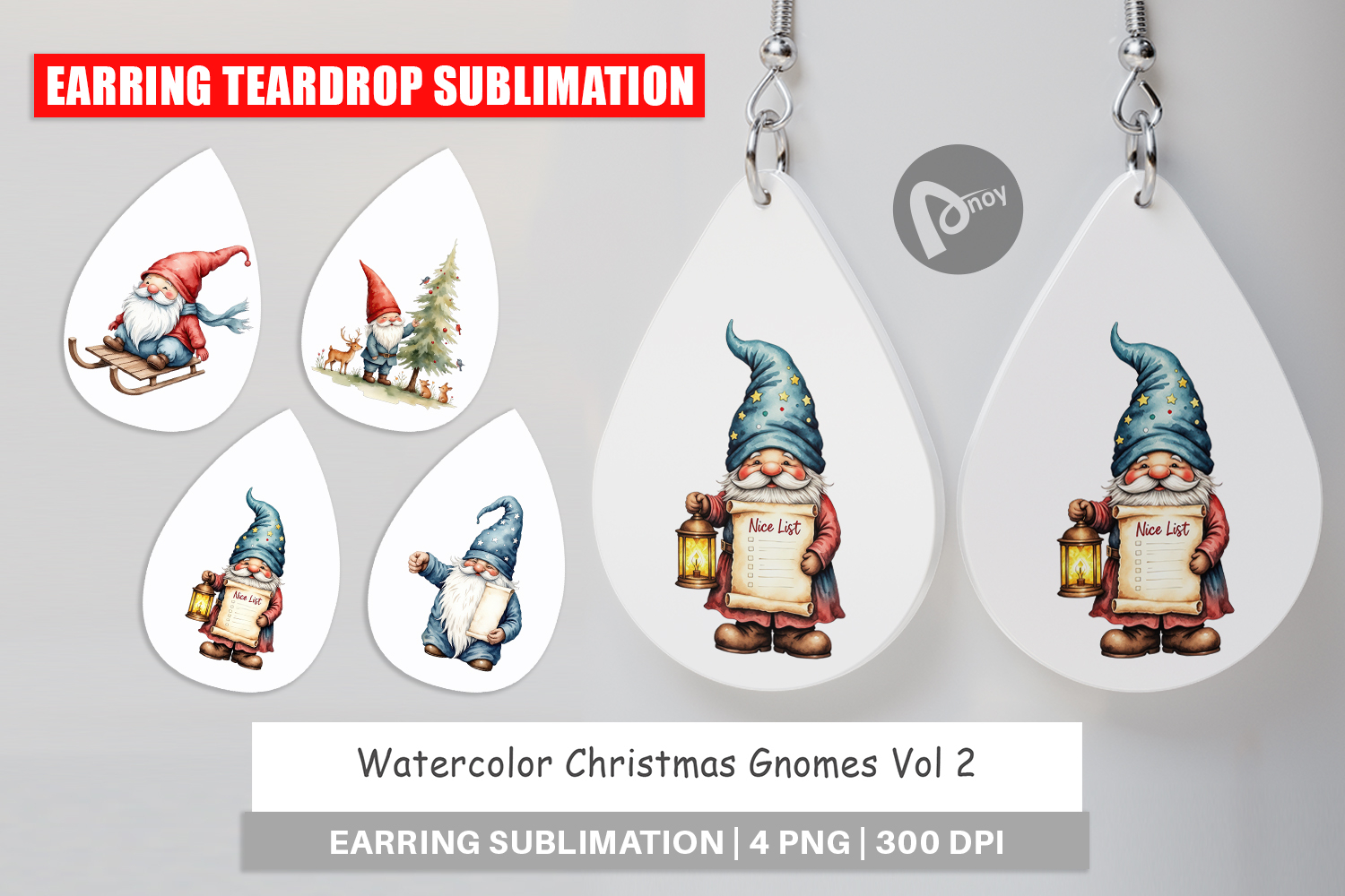 Earring Christmas Gnomes product image 1
