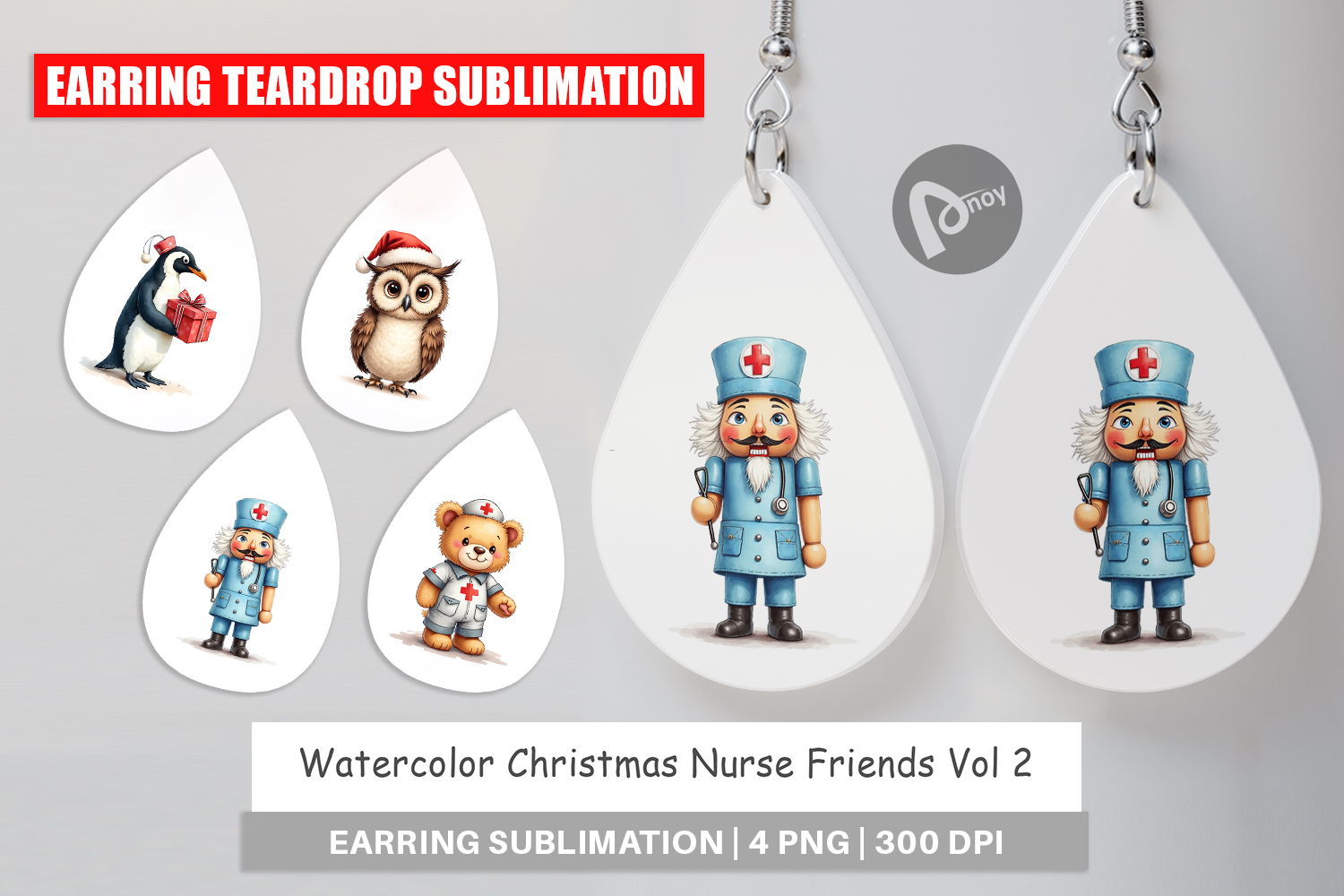 Christmas Nurse Earring product image 1