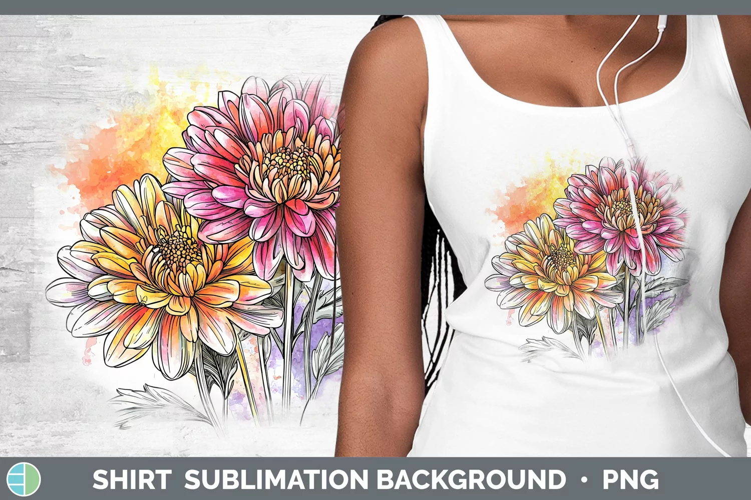 GorgeousWatercolor Shirt design.