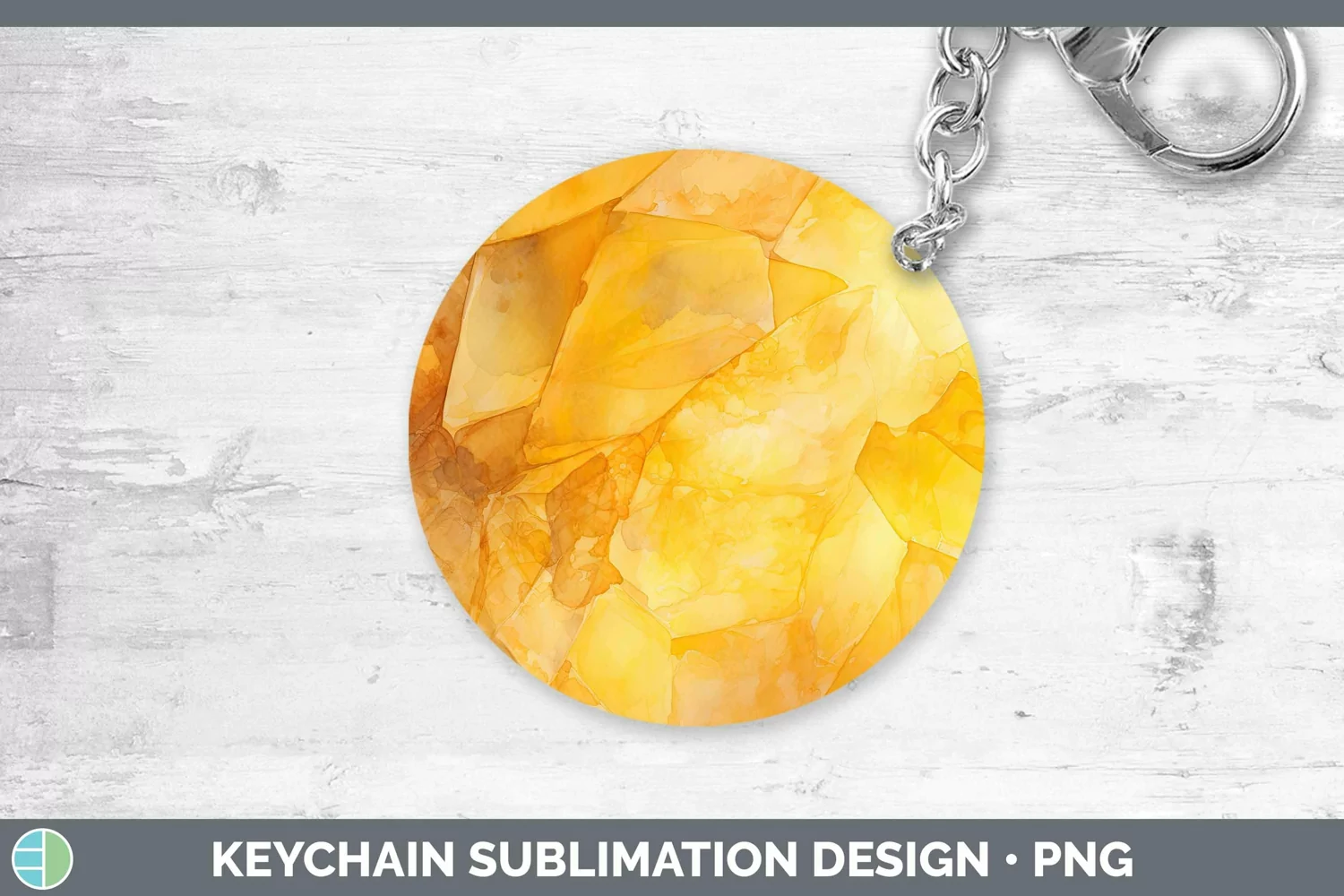 GorgeousWatercolor Keychain design.