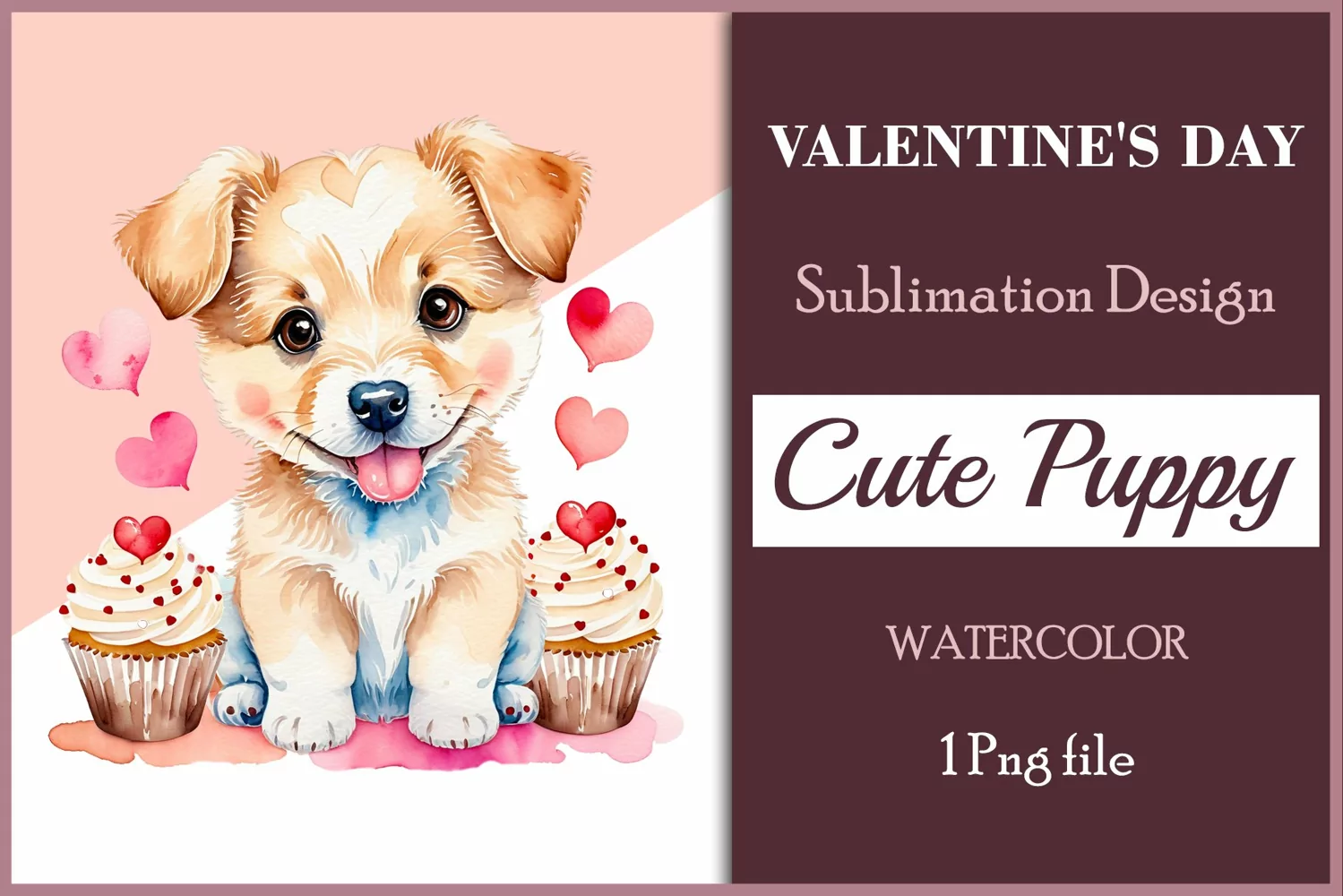This watercolor  sublimation clipart will be a wonderful addition to your valentines, cards, and other creative projects dedicated to love. Immerse yourself in the enchanting world of tenderness and warmth with this watercolor clipart crafted especially f