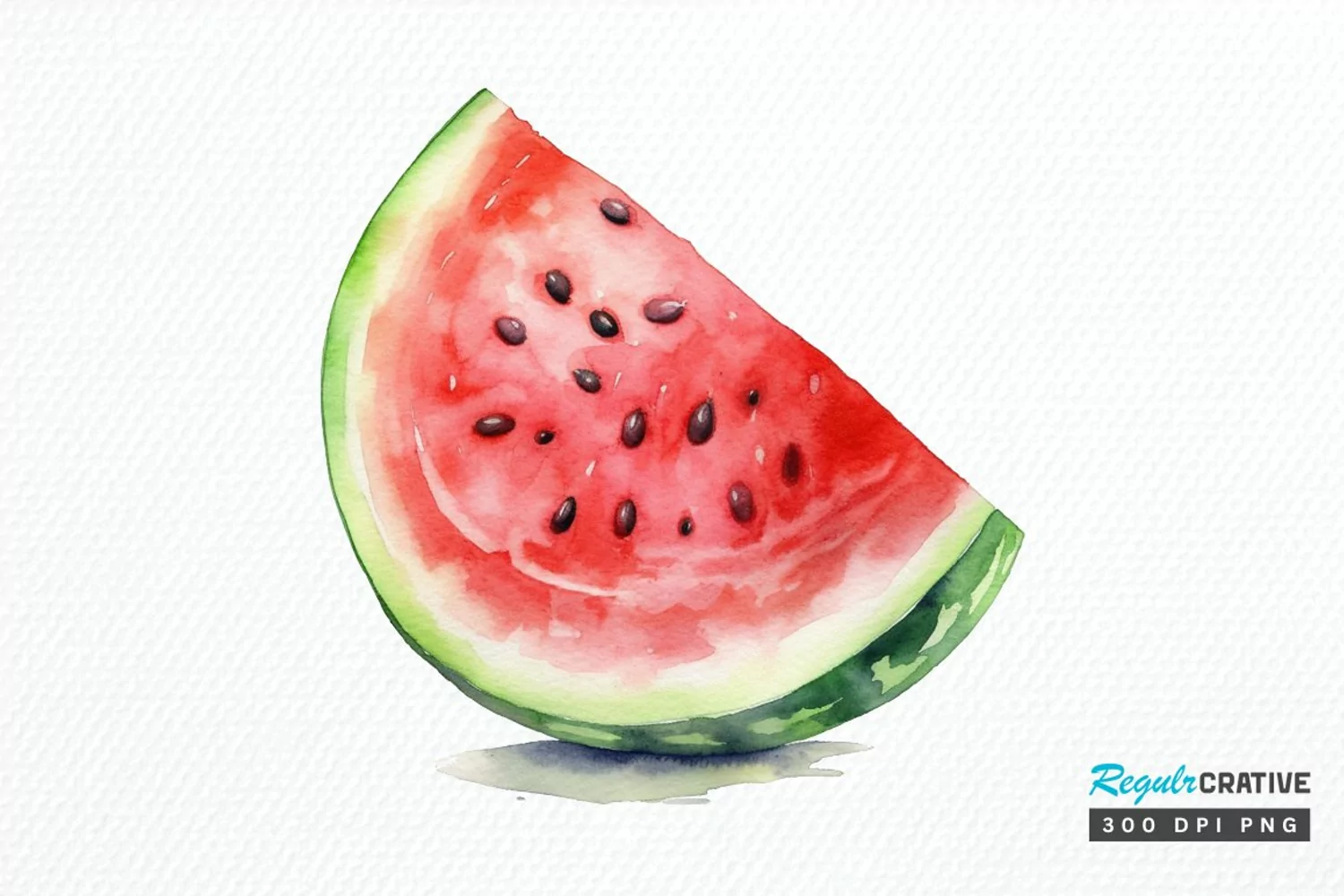 Watercolor Watermelon PNG Clipart product image 1