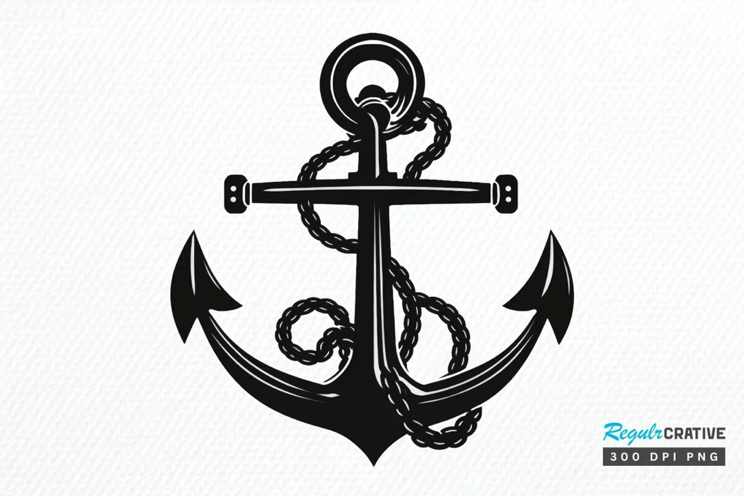 Anchor Black PNG Clipart product image 1