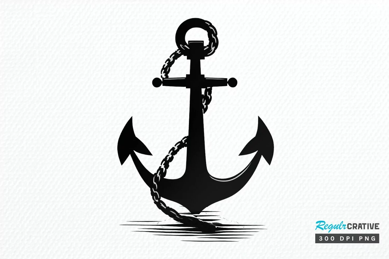 Anchor Black PNG Clipart product image 1