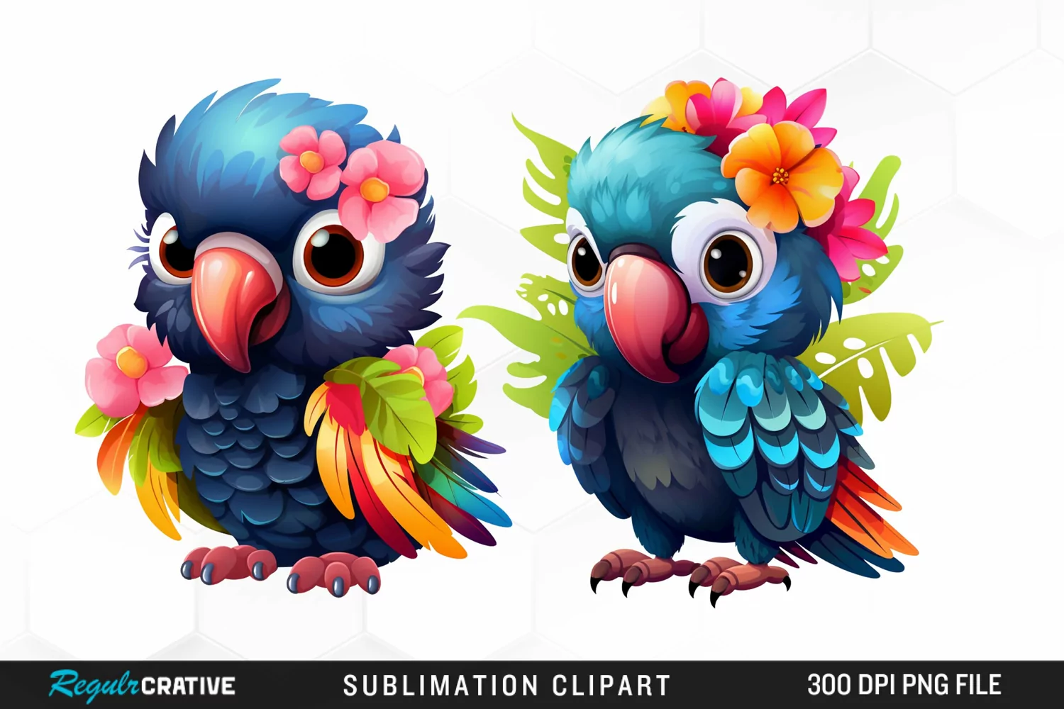 Cute Crows Illustration PNG Clipart product image 1