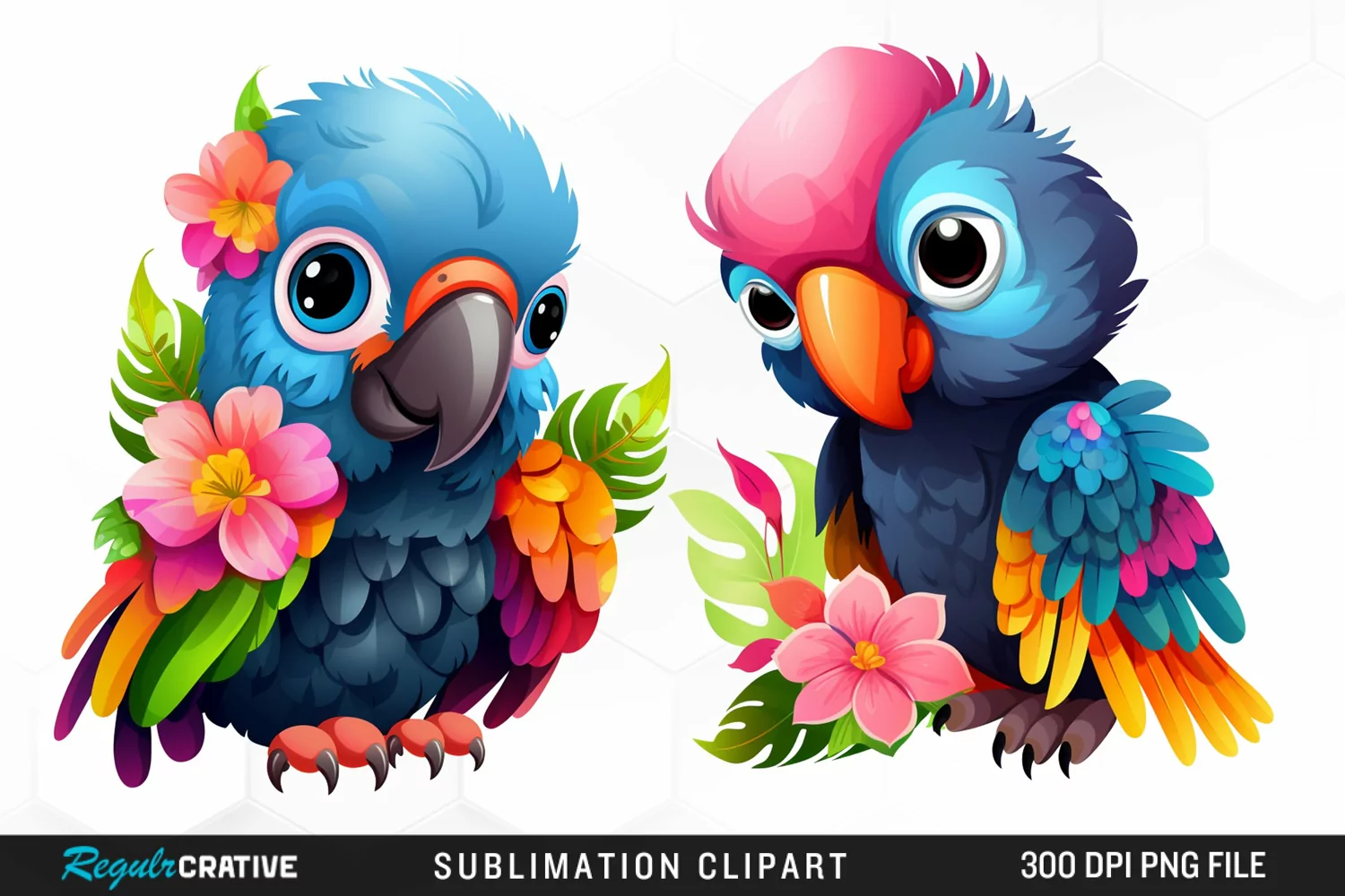 Cute Crows Illustration PNG Clipart product image 1