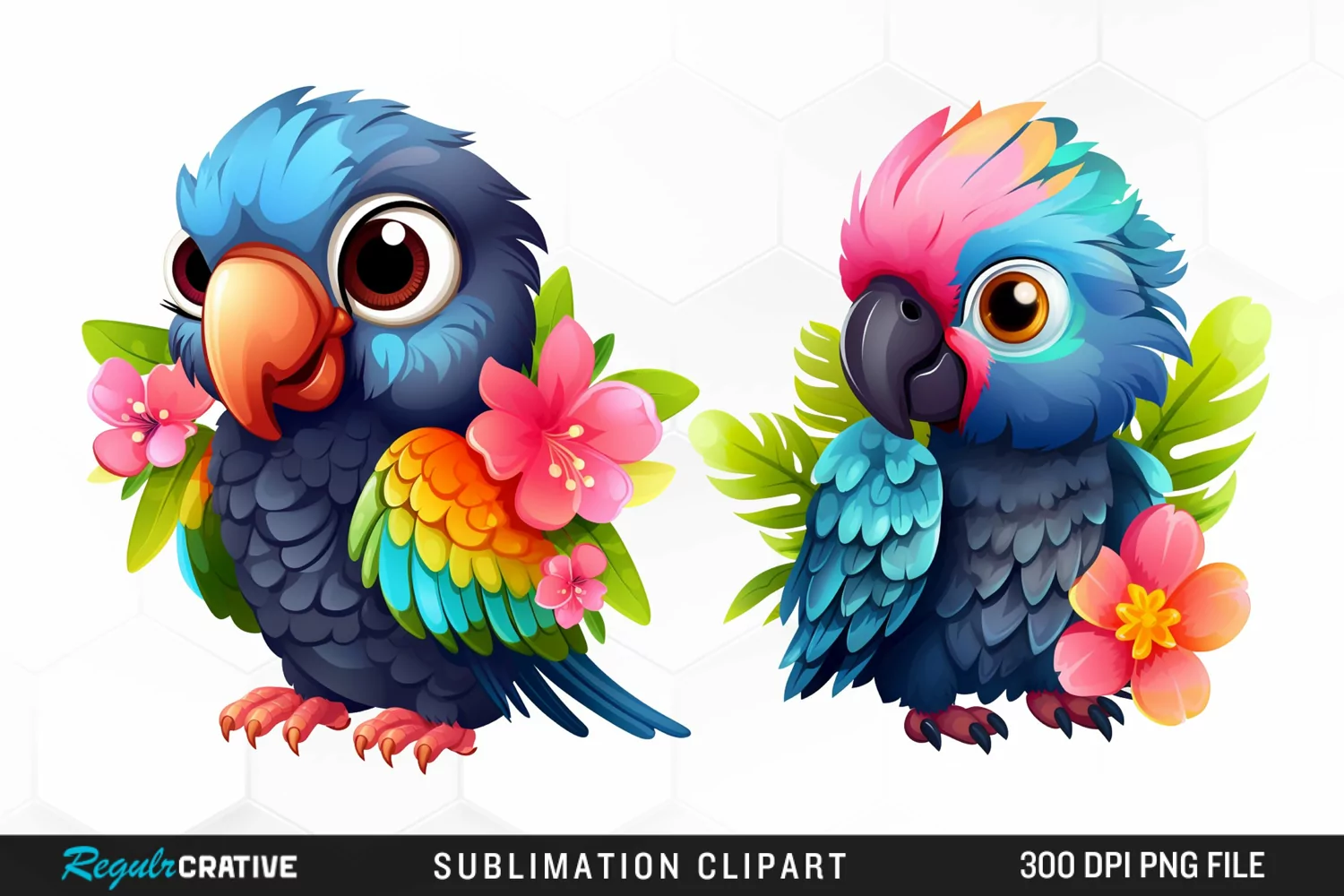 Cute Crows Illustration PNG Clipart product image 1