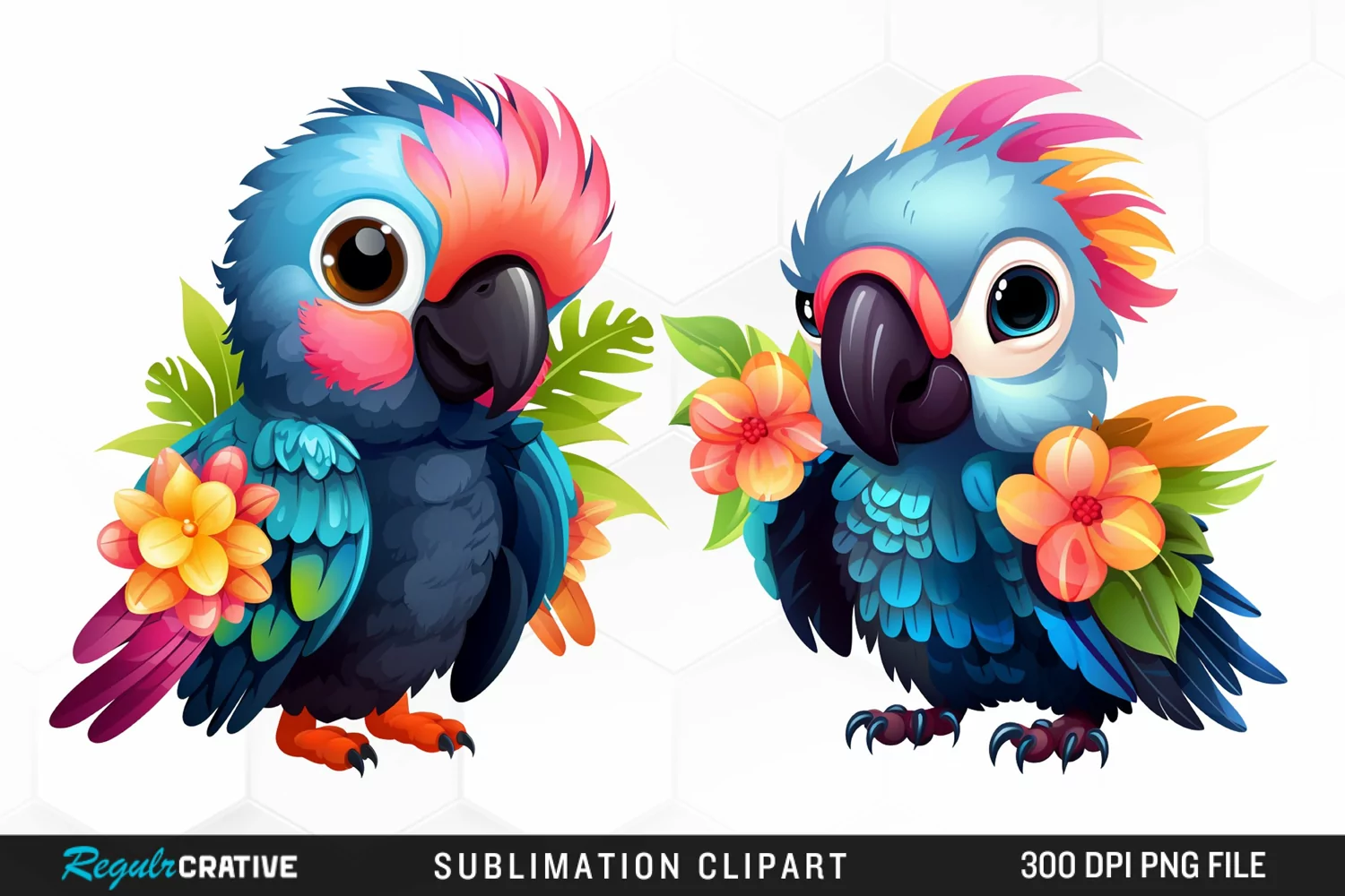 Cute Crows Illustration PNG Clipart product image 1