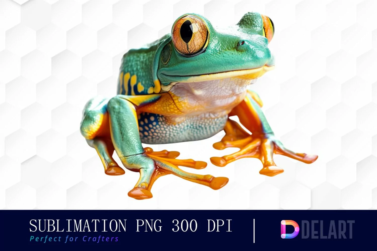 Cute Frog Illustration Clipart product image 1