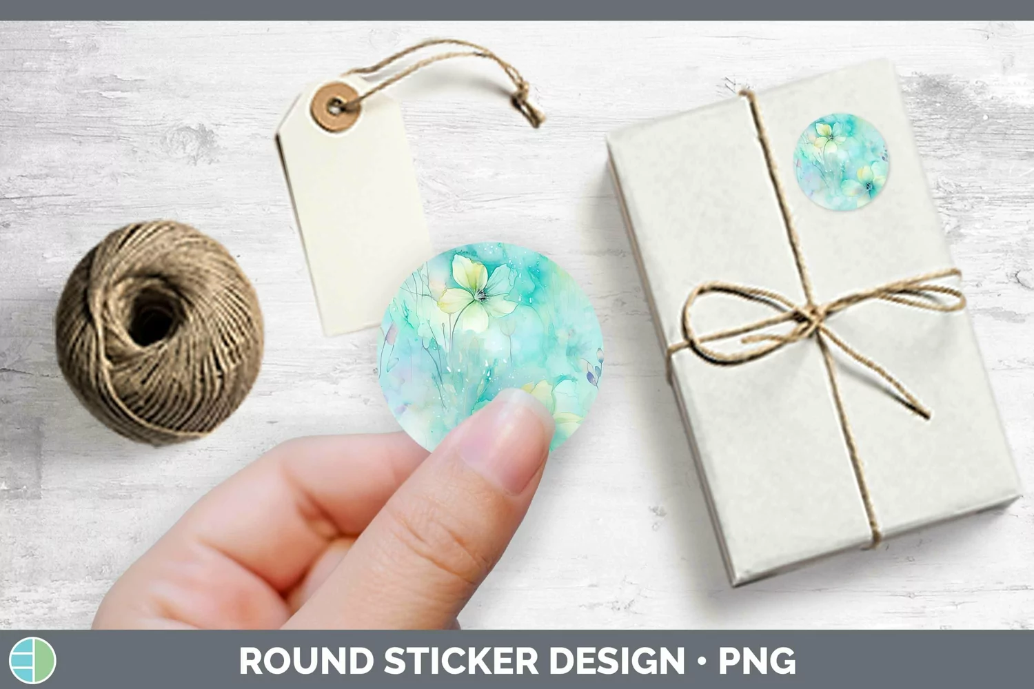 GorgeousWatercolor Stickers design.
