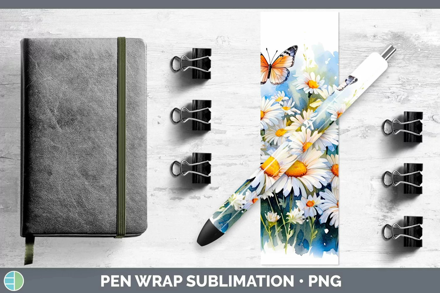 GorgeousWatercolor Pen Wrap design.