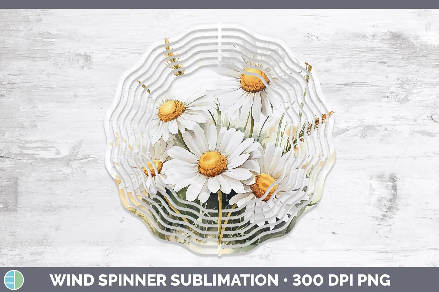 GorgeousWatercolor Wind Spinner design.