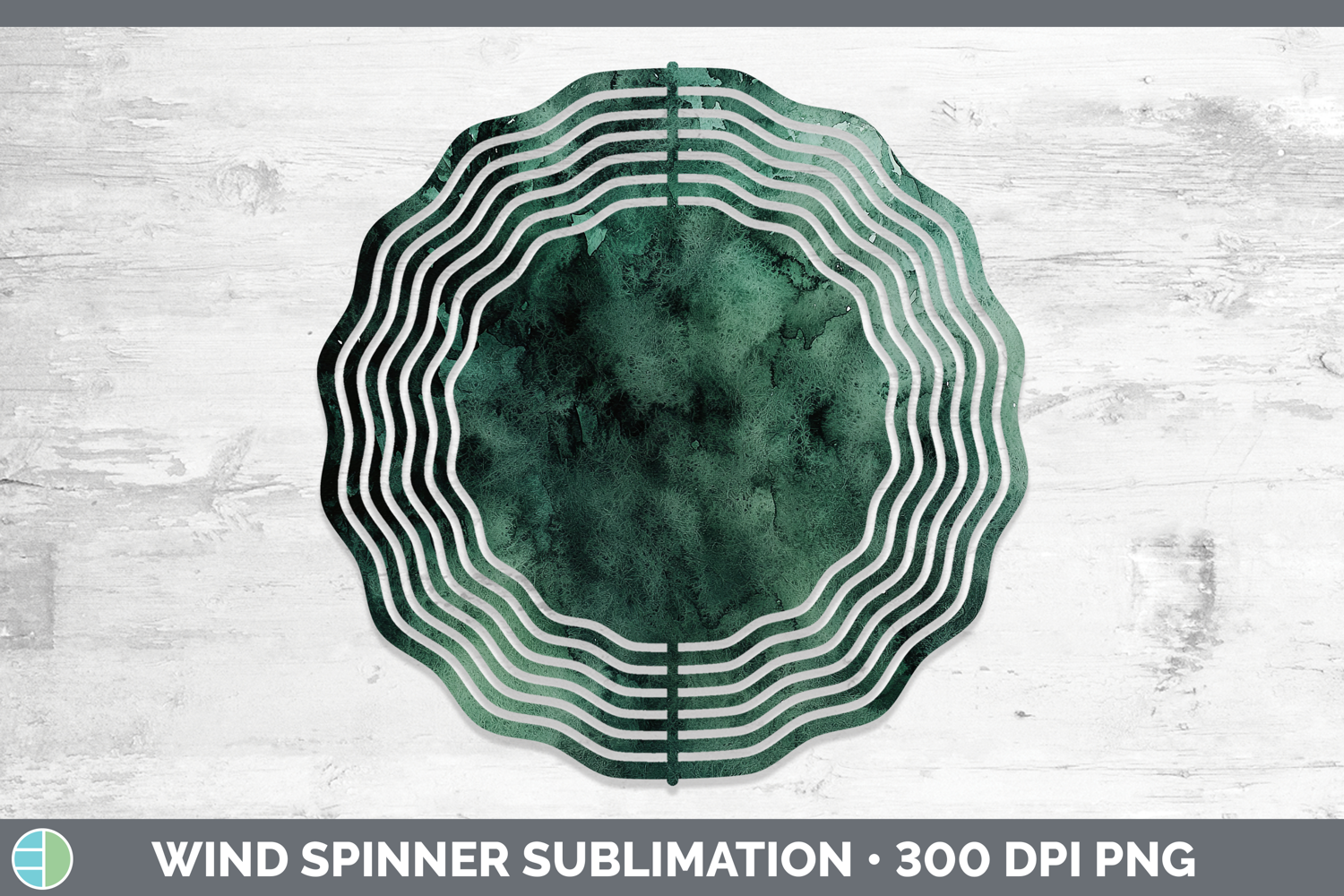 GorgeousWatercolor Wind Spinner design.