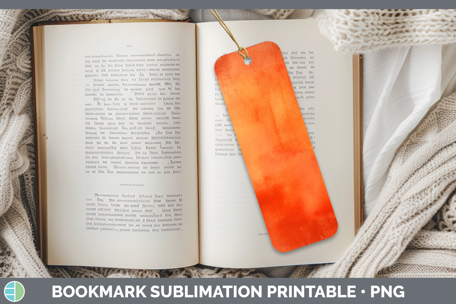 GorgeousWatercolor Bookmark design.