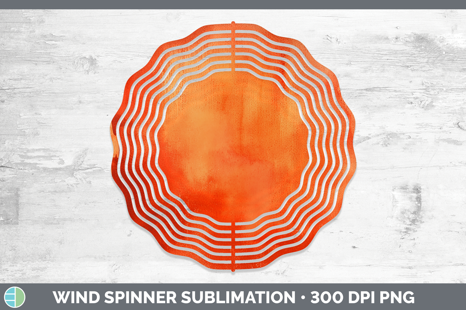GorgeousWatercolor Wind Spinner design.