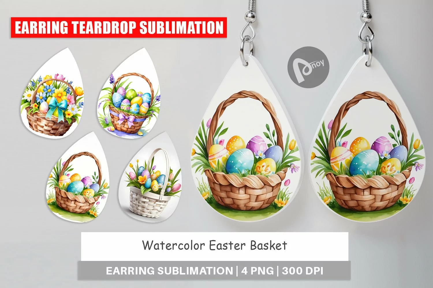 Earring Teardrop Easter Basket product image 1