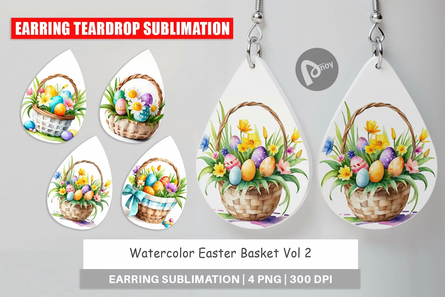 Earring Teardrop Easter Basket product image 1
