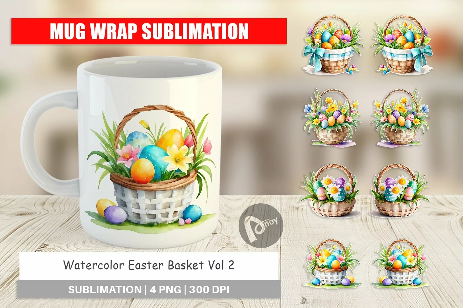 Mug sublimation Easter Basket product image 1