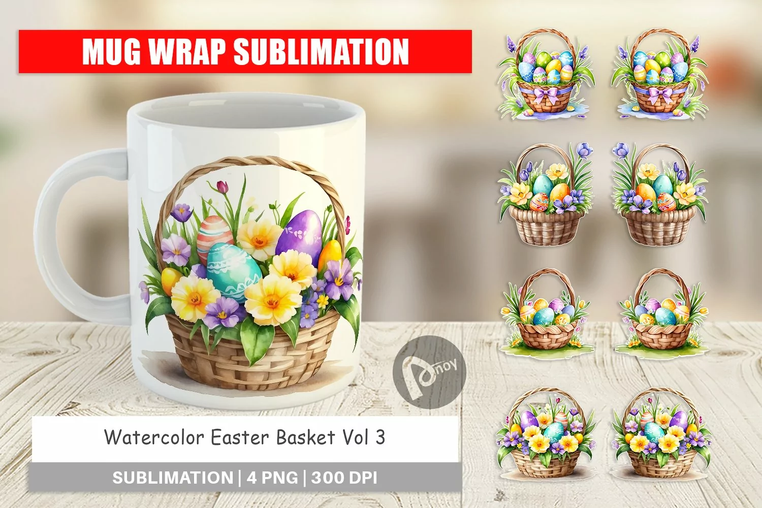 Mug sublimation Easter Basket product image 1