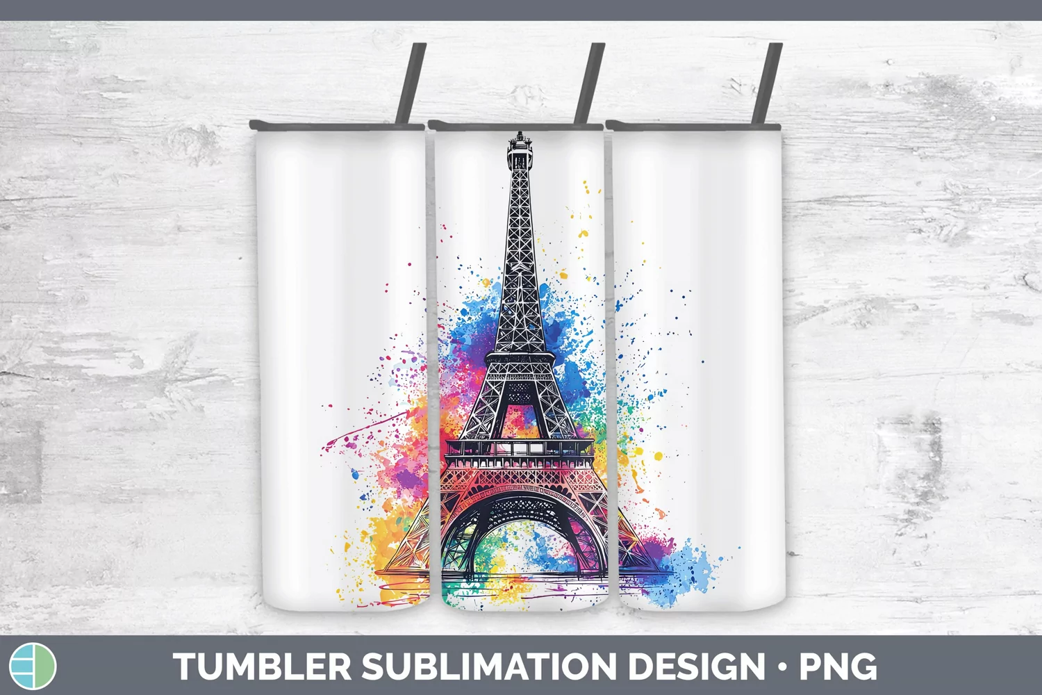 GorgeousWatercolor Tumbler design.