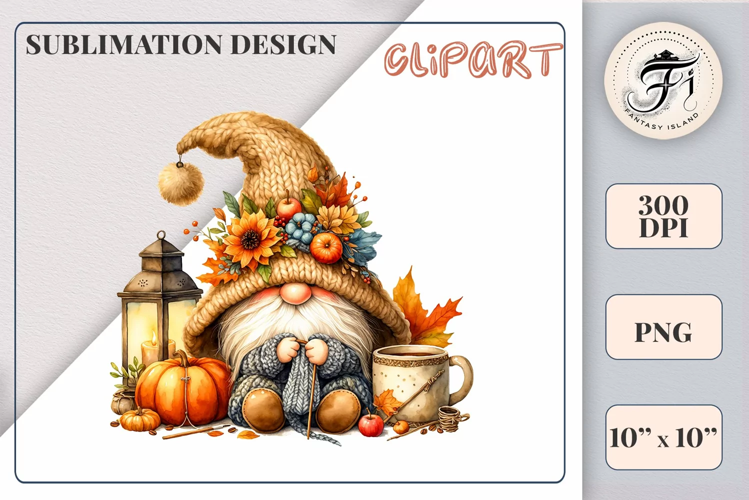 Explore our cozy watercolor clipart featuring a fall gnome and festive pumpkin. Perfect for Thanksgiving crafts, invitations, scrapbooking, and creative autumn projects.