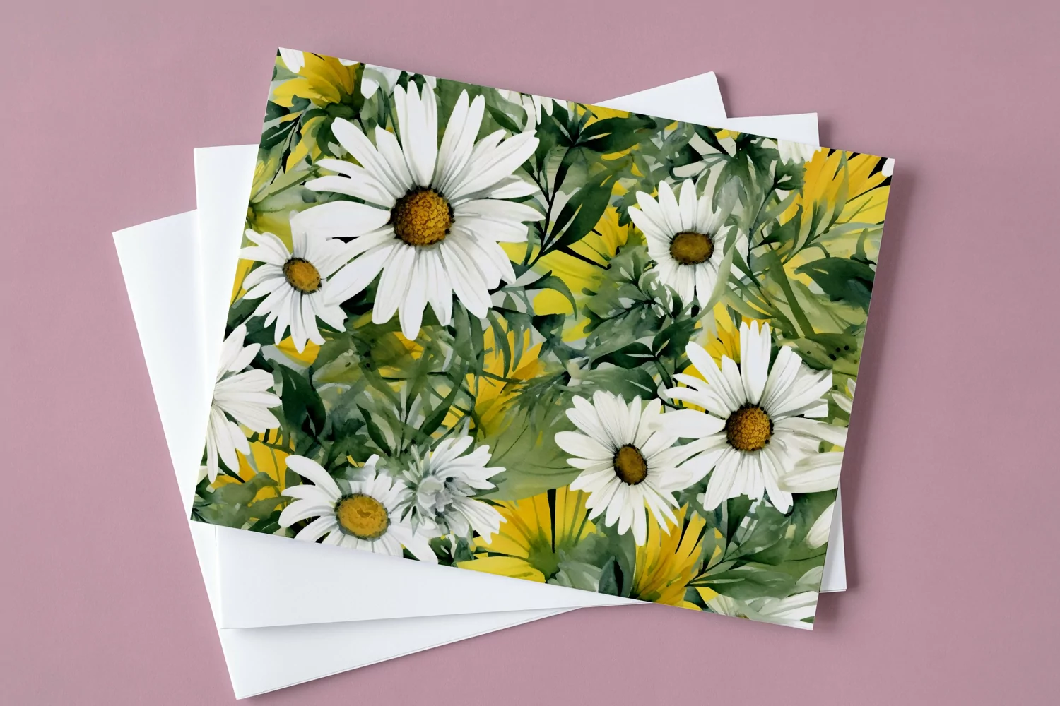 Watercolor Floral Border for wedding invitations product image 1
