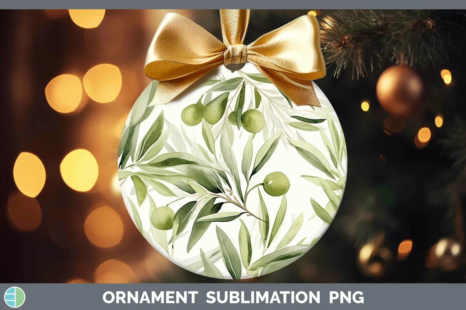 GorgeousWatercolor Flowers Ornament design.