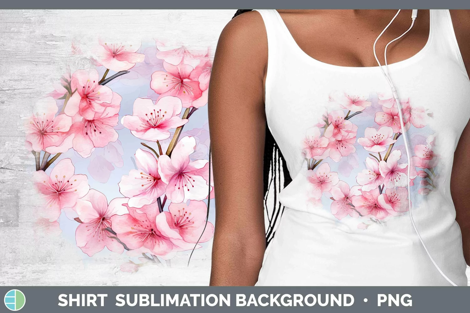 GorgeousWatercolor Flowers Shirt design.