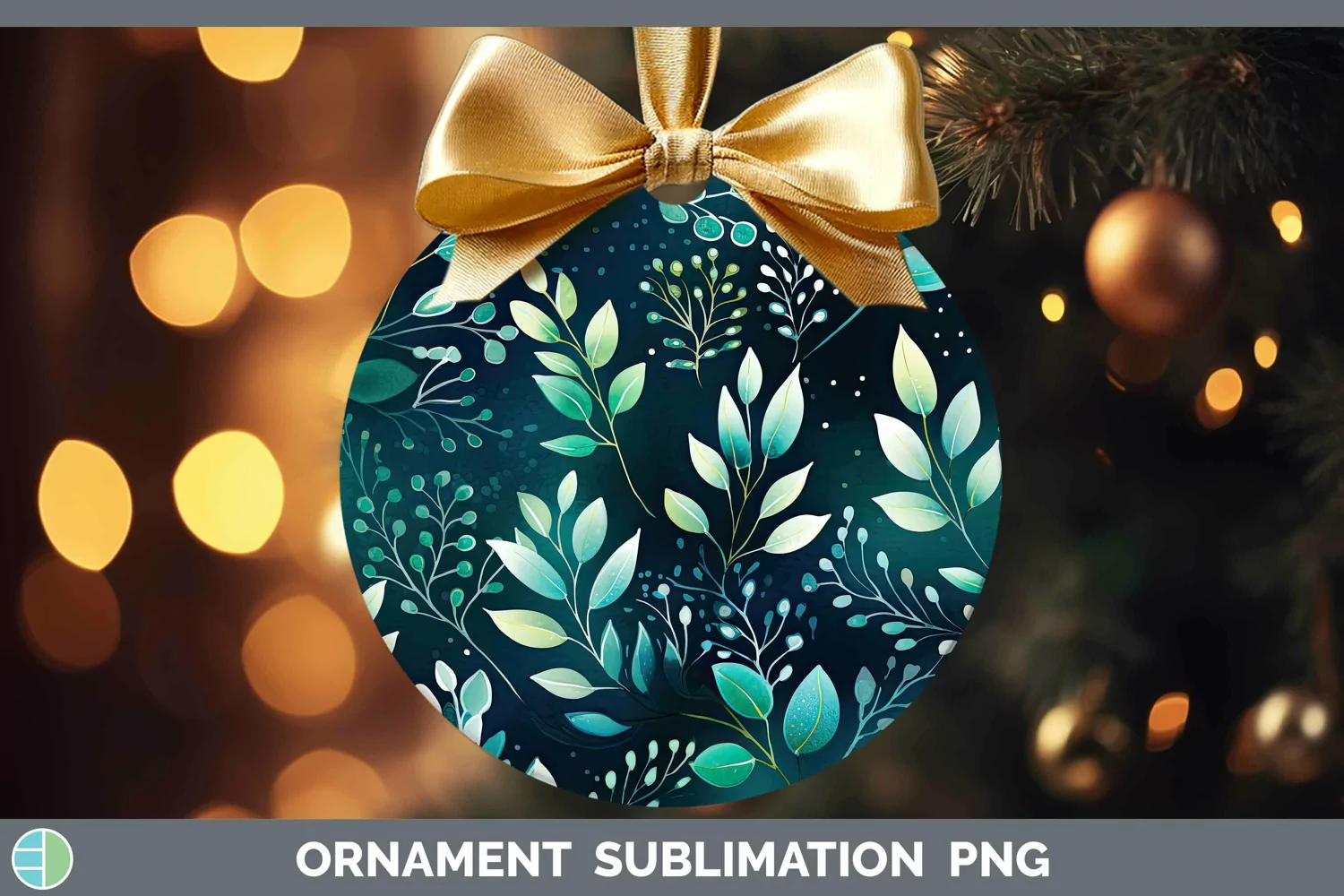 GorgeousWatercolor Flowers Ornament design.