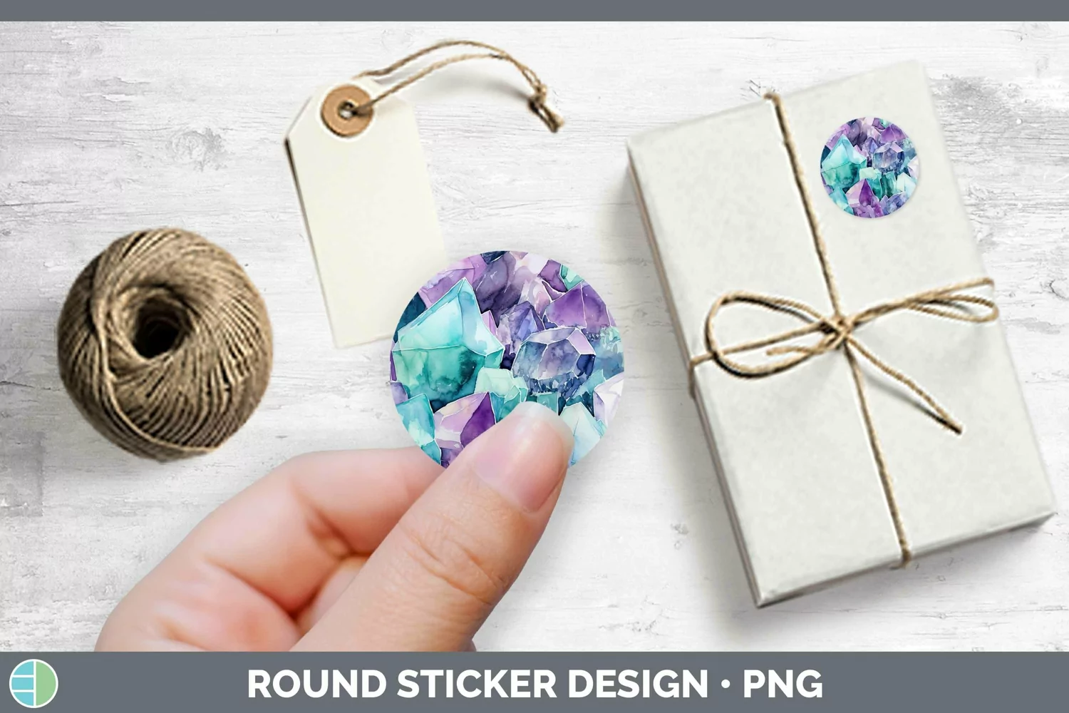 GorgeousWatercolor Stickers design.