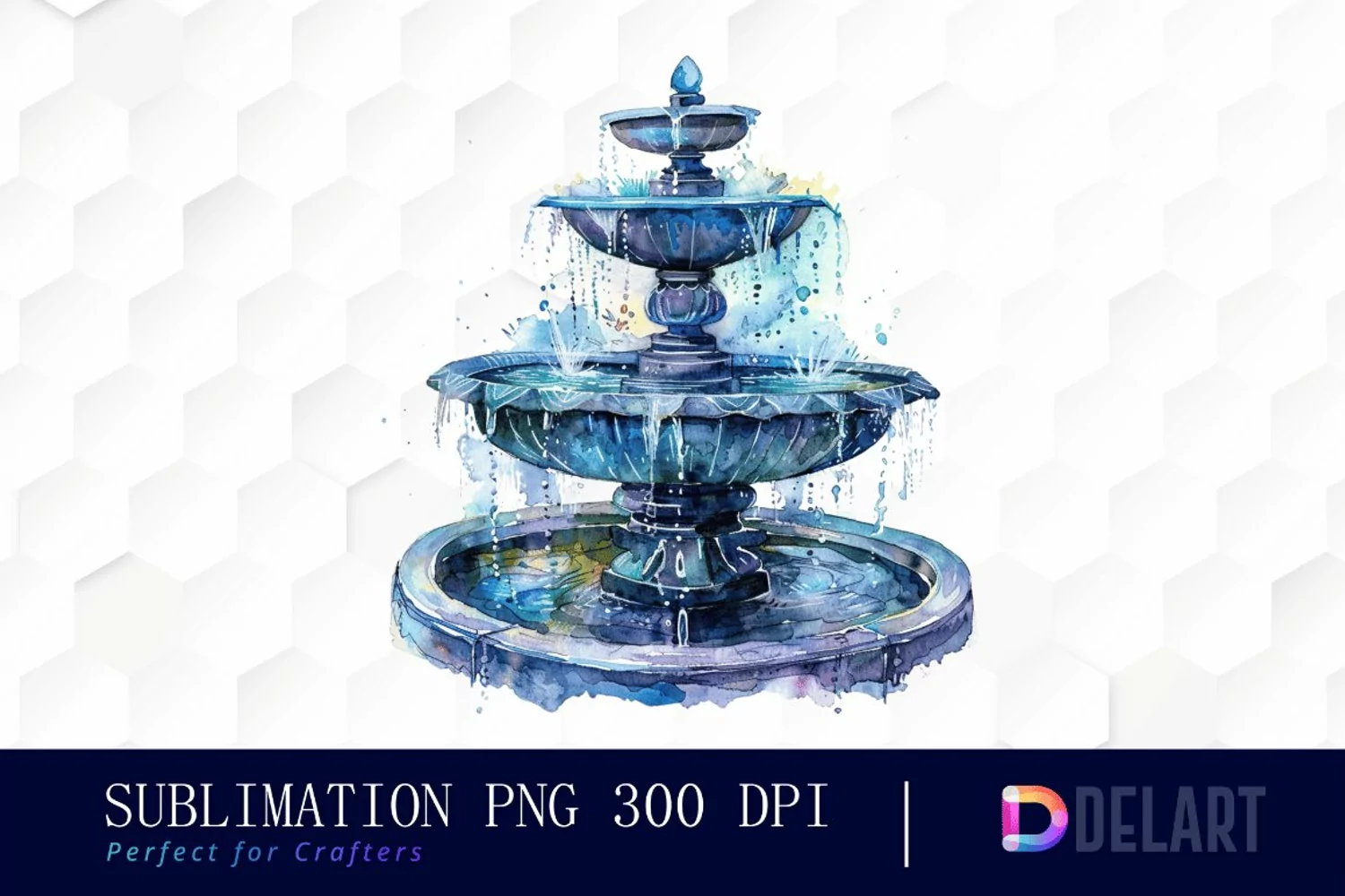 Fountain Sublimation PNG Clipart product image 1