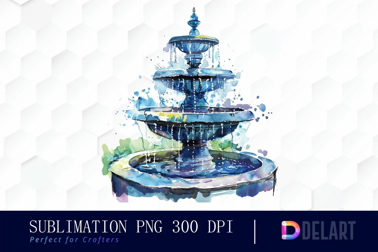 Fountain Illustration PNG Clipart product image 1
