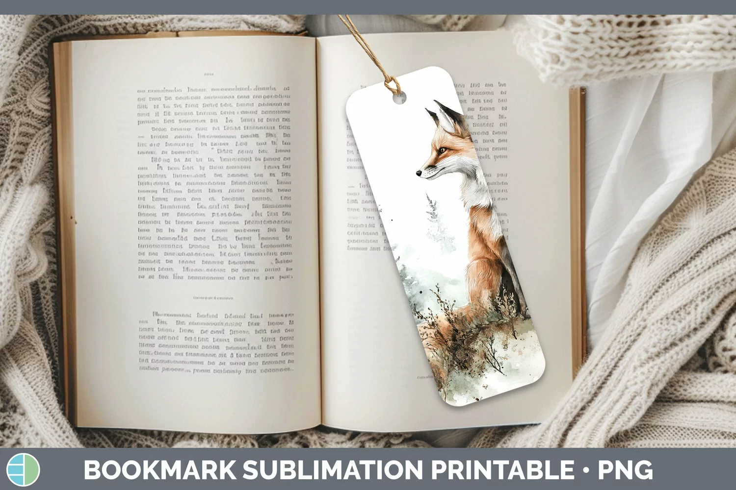 GorgeousWatercolor Bookmark design.