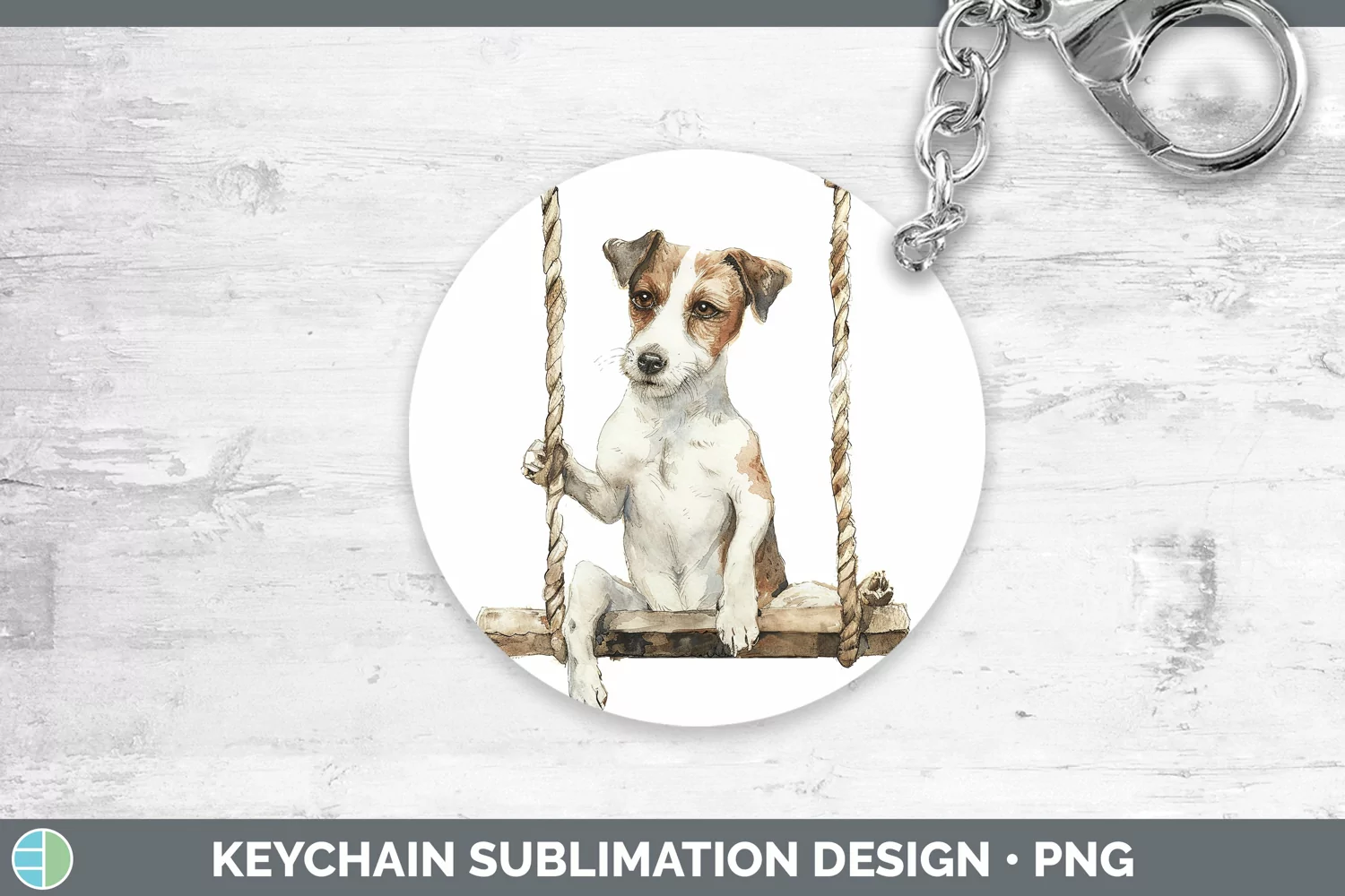 GorgeousWatercolor Keychain design.