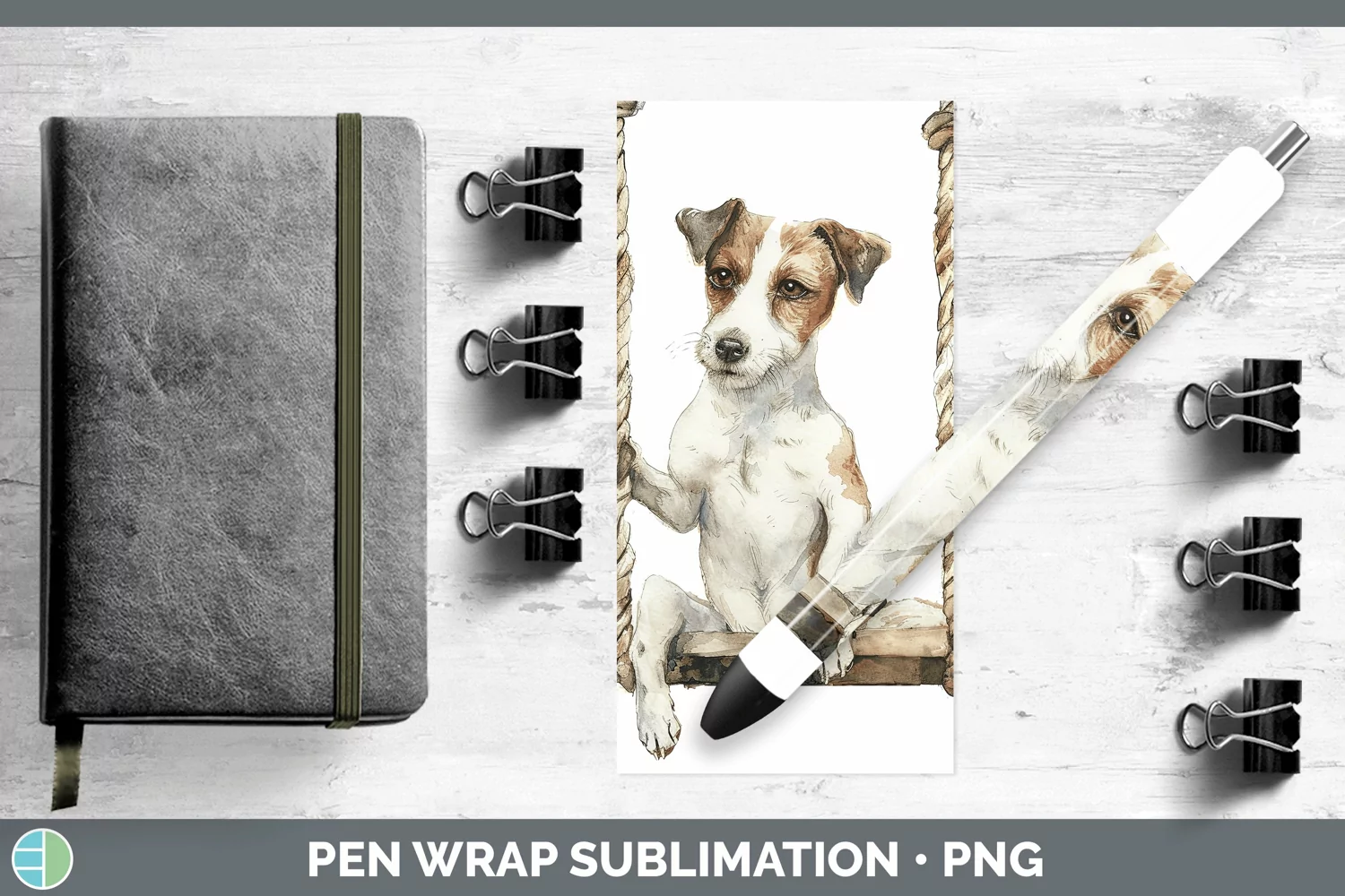 GorgeousWatercolor Pen Wrap design.