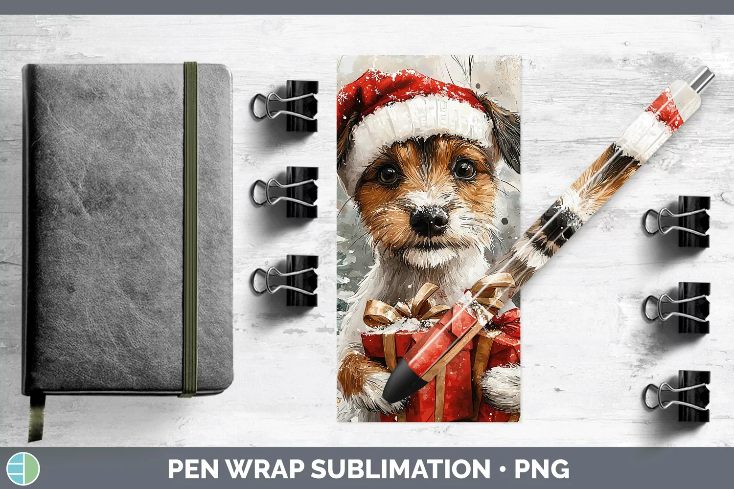 GorgeousWatercolor Pen Wrap design.