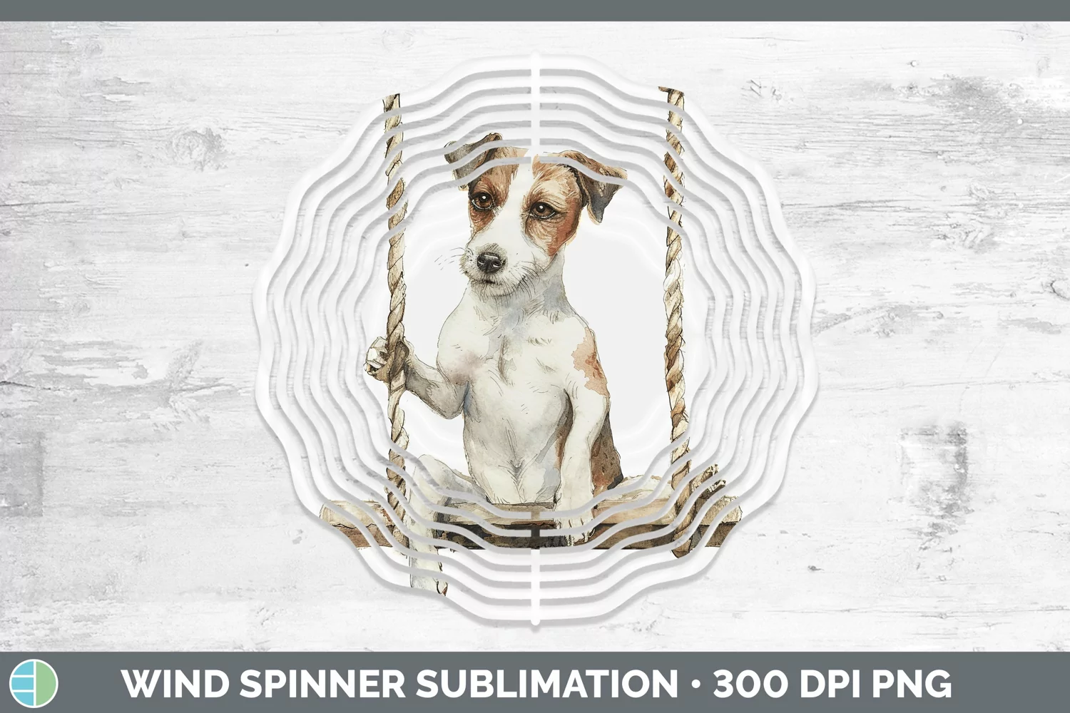 GorgeousWatercolor Wind Spinner design.