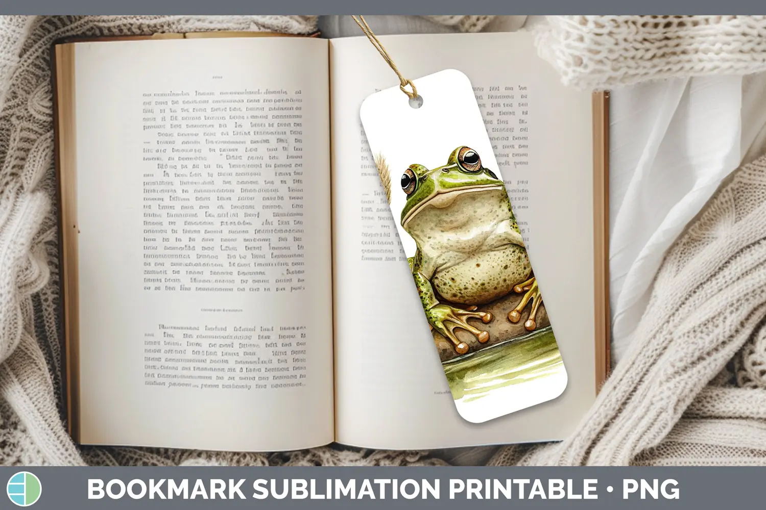 GorgeousWatercolor Bookmark design.