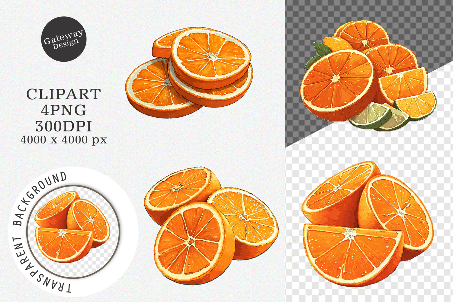 Watercolor Fruit Clipart, Watercolor Fruit PNG product image 1