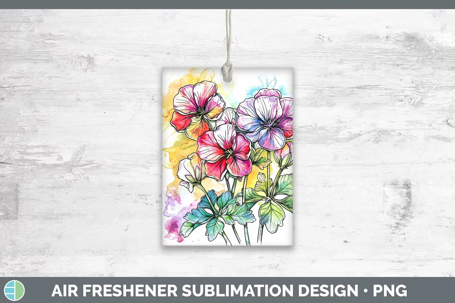 GorgeousWatercolor Air Freshener design.